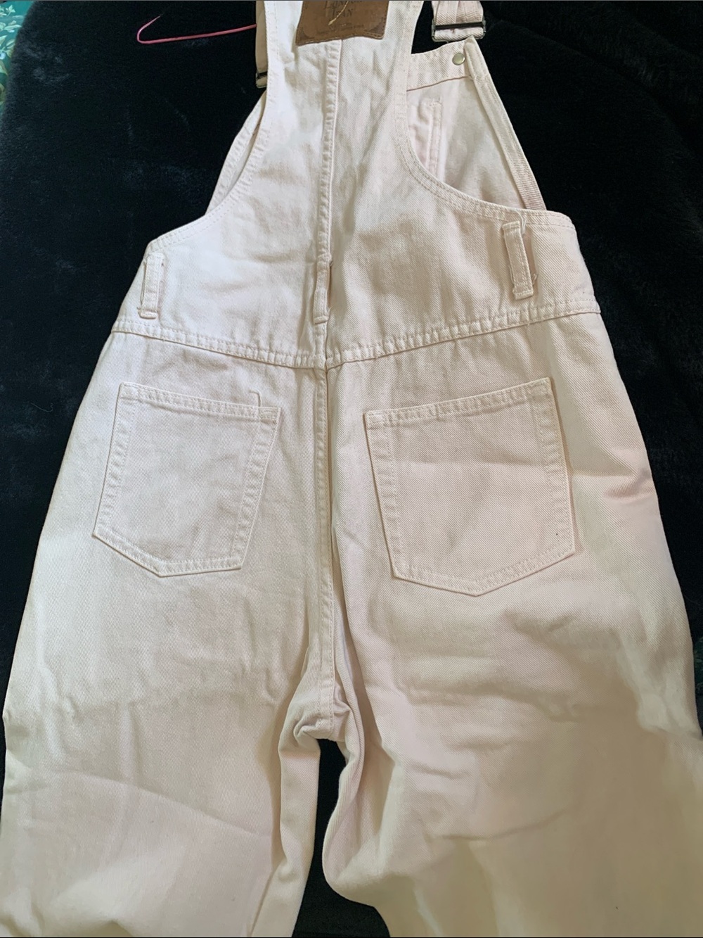 🌸 RARE Vintage 90s Victoria's Secret London Jeans Baby Pink Overalls ✨ - Picture 8 of 10